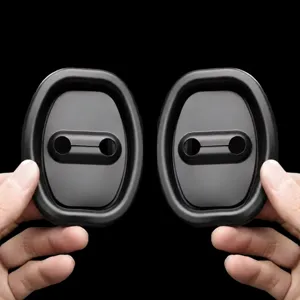 Silicone Car Door Lock Protection Cover Shock Absorbing Anti Collision Universal Pad