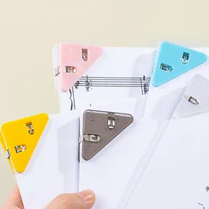 Clips d'angle triangulaires multifonctionnels pour livres et papier anti-enroulement