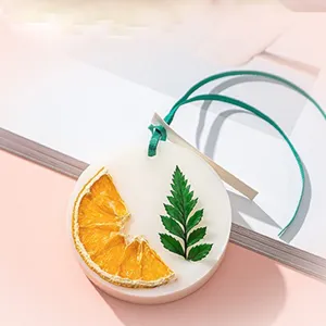 Aromatherapy wax tablet for wardrobe and bedroom, solid scented hanging wax air freshener.