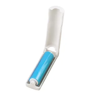 Portable washable folding lint roller for clothes dust hair removal brush cleaning tool.