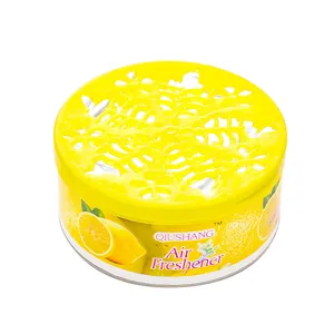 Lemon solid air freshener for car and home deodorizer long lasting room fragrance box.