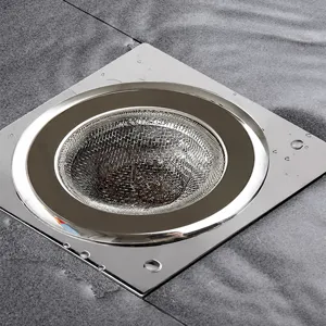 Passoire d'Évier de Cuisine en Acier Inoxydable Panier Filtre de Vidange Anti-Colmatage pour Cuisine Salle de Bains Collecteur de Déchets
