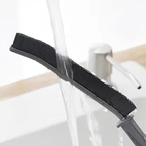Long handle gap cleaning brush for bathroom tile groove, window track dust and hair remover.