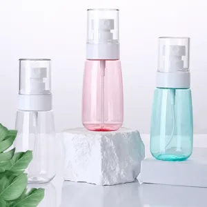 Portable empty cosmetic spray bottle for toner facial mist makeup travel fine mist dispenser.