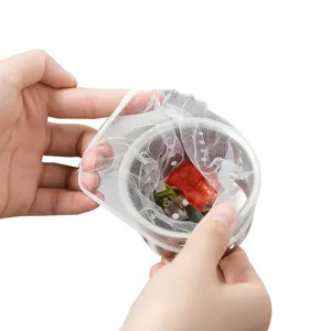 Disposable sink filter mesh bag fine holes kitchen food waste strainer net heavy duty