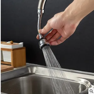 Prolunga per Rubinetto Cucina Antispruzzo Soffione Flessibile Risparmio Idrico Aeratore
