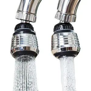 Aeratore per rubinetto girevole universale a doppia funzione ugello risparmio acqua cucina