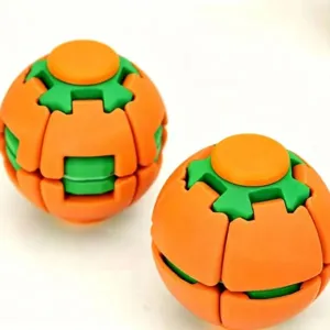 Bunte 3D gedruckter Anti Stress Ball Fidget Spielzeug Puzzlespiel rotierendes Gadget