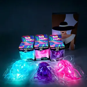 Leuchtendes Quallen Quetschspielzeug mit LED Oktopus Stressabbau Spielzeug in Box