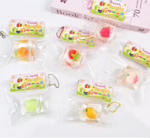 Cute fruit ice cube squishy toys stress relief sensory toys for kids cute decompression gift