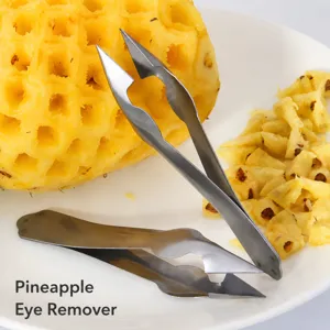 Stainless Steel Pineapple Peeler Eye Remover Clip Fruit Corer Fruit Peel Removal Kitchen Cooking Gadget Tool