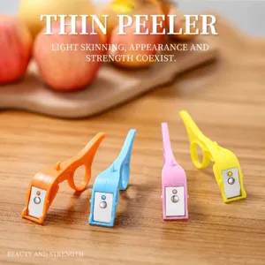 Creative ring fruit peeler portable apple peeling tool manual kitchen gadget colorful