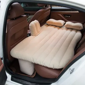 Car inflatable air bed mattress for back seat travel sleep and rest accessories detail.
