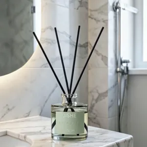 Home Fragrance Reed Diffuser Glass Bottle Liquid Air Freshener For Bedroom Living Room Office Decoration Scented Aroma