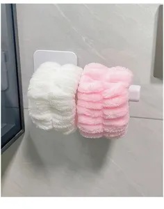 Fluffy face washing wristbands soft absorbent microfiber wrist cuffs for spa makeup washing