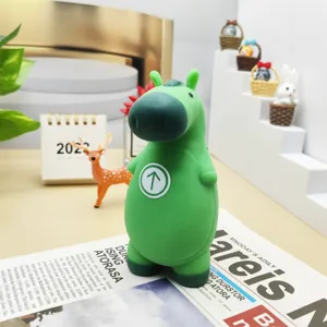 Green horse squeeze toy decompression venting novelty toy cute animal funny desktop decor item