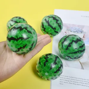Simulazione Anguria Squishy Giocattolo Decompressione Sfiato Palla Morbido TPR Sensoriale Fidget Giocattolo Antistress Giocattolo