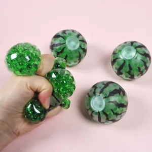 Giocattolo antistress anguria verde palla di perle di decompressione giocattolo sensoriale