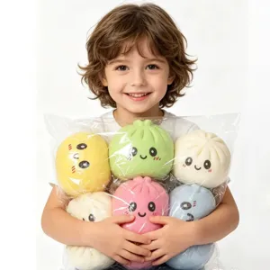 Juguete Squishy De Panecillo Al Vapor De Simulación Grande Juguete Fidget De Descompresión De Rebote Lento Con Vaporera Lindo Juguete De Alivio Del Estrés