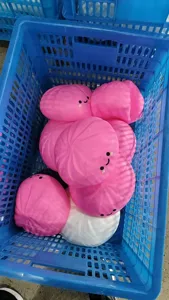 Γιγαντιαίο παιχνίδι squishy 25εκ. με εκφράσεις προσώπου, μαλακό αντιστρές αντικείμενο.