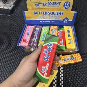 Fruit butter squishy slow rising toy soft decompression stress relief cute funny fidget item