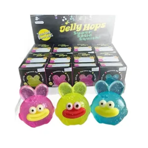 Leuk glittersquishy speelgoed geurend konijn stressverlichting cadeau voor kinderen en volwassenen