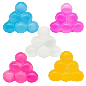 5 Pcs Jouets à Presser Triangle Anti-Stress Jouet Sensoriel pour Enfants et Adultes