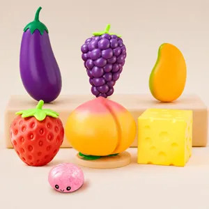 Super Grande Rimbalzo Lento Squishy Giocattolo Simulazione Cibo Frutta Burro Pane Formaggio Decompressione Sfiato Giocattolo Antistress Fidget Giocattolo