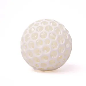3D printed hollow stress relief ball, elastic fidget toy and adult hand grip ball.