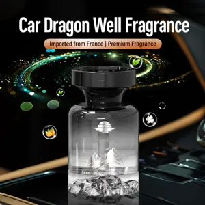Car air freshener long lasting perfume diffuser for automotive interior and home use.
