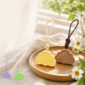 Cute cloud hanging car air freshener, long lasting scented diffuser for wardrobe and room decor.