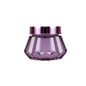 Car Solid Balm Long Lasting Air Freshener Diamond Facet Glass Bottle Deodorization Car Interior Bedroom Fragrance