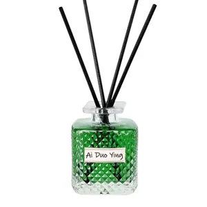 Home Fragrance Reed Diffuser Bottle Long Lasting Air Freshener Aromatherapy Essential Oil Room Deodorizer