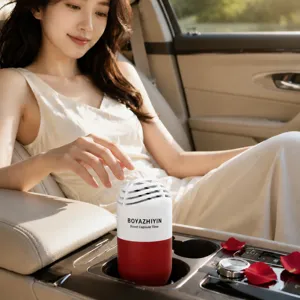 Capsule car air freshener solid balm long-lasting fragrance vehicle interior deodorizer