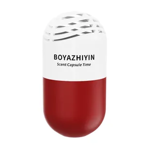Capsule car air freshener solid perfume diffuser long lasting odor eliminator vehicle scent decor