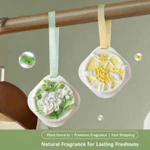Wardrobe aromatherapy scent tablet car hanging air freshener long lasting fragrance