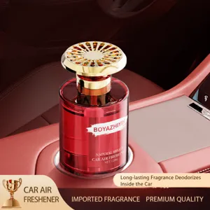 Car air freshener long lasting fragrance auto perfume bottle essential oil diffuser 120ml