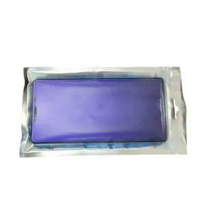 Professioneller matter silberner und klarer Aluminium-Ziplock-Beutel mit Aufhängeloch-Design