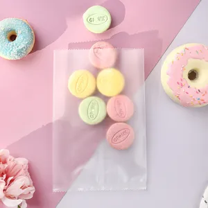 Matte, mattierte Lebensmittelverpackungsbeutel für Kekse und Snacks, halbtransparent.