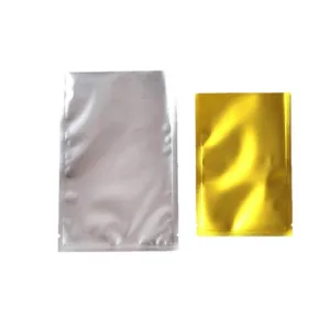 Silberne und goldene Aluminiumfolien-Verpackungsbeutel für Lebensmittel oder Masken