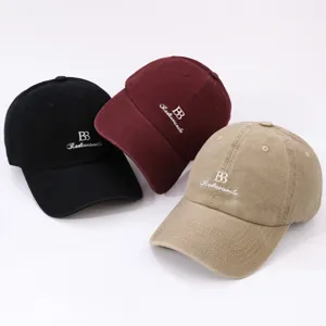 Unisex Cotton Baseball Cap Casual Outdoor Sunshade Embroidered Letter Adjustable Dad Hat Fashion Streetwear