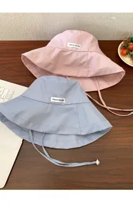 Cappello da pescatore a righe in stile giapponese, cappello da sole estivo per donna.