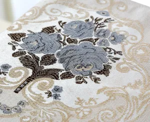 Copertura per microonde in tessuto stile europeo jacquard floreale elegante decorazione