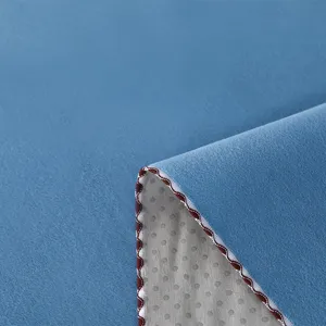 Blaue staubdichte Geräteabdeckung Stoffdetail mit weichem Samt und Antirutsch-Rückseite.