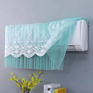 Copertura condizionatore in pizzo rete antipolvere protezione AC decorazione dettaglio vista