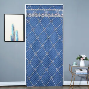 Verdickter Thermischer Isoliertürvorhang Winter Winddicht Warmer Trennvorhang Für Schlafzimmer Wohnzimmer Heimtextilien