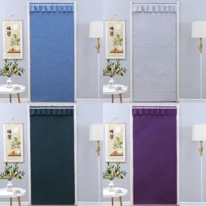 Tenda per Porta Termica Ispessita Antivento Invernale Calda Tenda Divisoria Per Cucina Bagno Tessuto in Poliestere Decorazioni per la Casa