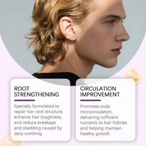 Haarwuchs Öl Kopfhaut Roller Behandlung Stärkendes Serum für die tägliche Haarpflege