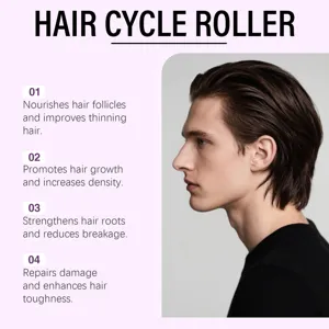 Haar-Zyklus-Roller zur Kopfhautnährung und Anregung des Haarwachstums, tägliche Pflege.