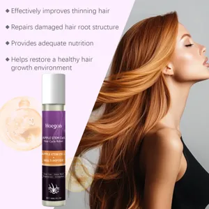 HOEGOA Apfel Stammzellen Haarpflege Roller 30ml nährt die Kopfhaut und repariert Haare.